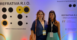 Dra. Naiana Maynart e Dra, Mariana Ursulino no REFRATIVA R.I.O.